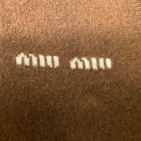 Miu Miu layered wool and cashmere polo shirt size 36 - Picture 3 of 12